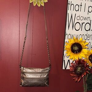 Elliott Lucca Bronze Crossbody Bag